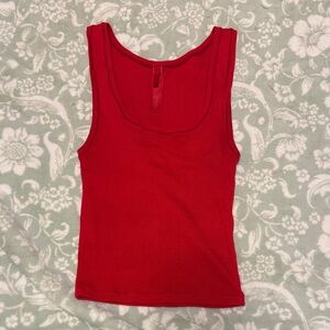 Skims Red Tank Top